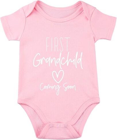 listery First Grandchild Baby Bodysuit Pregnancy Announcement For Grandparents Baby Announcement First Grandbaby Infant in Saudi Arabia