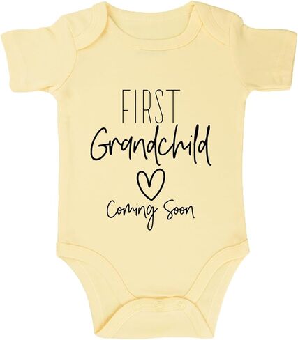 listery First Grandchild Baby Bodysuit Pregnancy Announcement For Grandparents Baby Announcement First Grandbaby Infant in Saudi Arabia