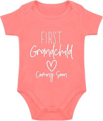 listery First Grandchild Baby Bodysuit Pregnancy Announcement For Grandparents Baby Announcement First Grandbaby Infant in Saudi Arabia