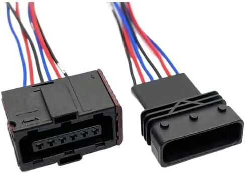 Cars Connectors 6 Pin Automobile Accelerator Pedal Harness Plug Car Throttle Connector for 6-929264-2 6-929265-2(Male Female,1 Set) in Saudi Arabia