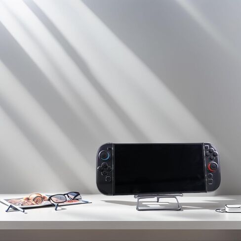حامل ألعاب من الفولاذ الكربوني لجهاز Nintendo Switch/Lite/OLED/Switch 2 (2025)/Steam Deck/الهاتف الذكي، حامل فولاذي متكامل ومستقر ومتين، سهل الشحن، تبديد الحرارة، تصميم من قطعة واحدة in Saudi Arabia
