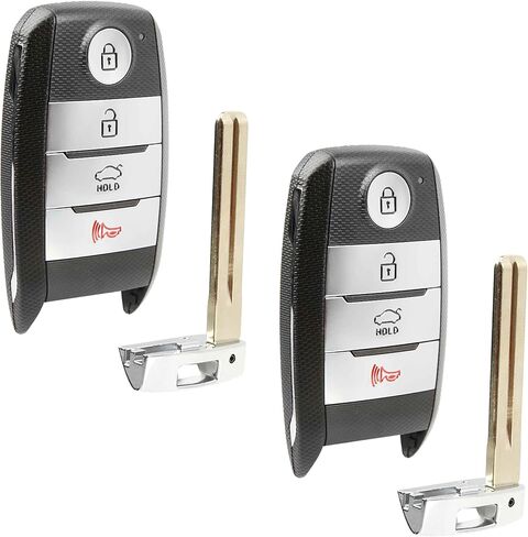 2X Key Fob Remote Replacement 4-Button Smart for 2014-2016 Kia Soul Non-EV Models (CQ0FN00100, 95440-B2200) in Saudi Arabia