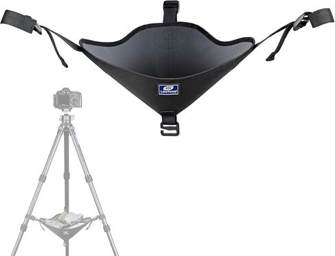 LEOFOTO Tripod Weight Universal Video Stone Bag, Black Heavy Duty Tripod Sand Bag for Stabilizing Photography Tackle Accessory in Kuwait