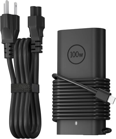 شاحن كمبيوتر محمول 65 وات، محول تيار متردد متوافق مع Dell Inspiron 11 13 15 17 Series 11-3000 13-7000 15-7000 15-5000 15-3000 17-7000 17-5000 17-3000 3452 5570 مع طرفين (4.5 مم + 7.4 ملم) in Kuwait