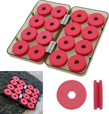 16pcs Fishing Line Storage Foam Spools, Foam Winding Board Fishing Line Spools Gear for Storage Organizer Accessories in Saudi Arabia