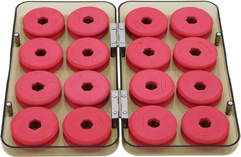 16pcs Fishing Line Storage Foam Spools, Foam Winding Board Fishing Line Spools Gear for Storage Organizer Accessories in Saudi Arabia