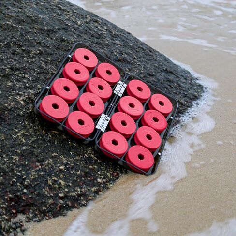 16pcs Fishing Line Storage Foam Spools, Foam Winding Board Fishing Line Spools Gear for Storage Organizer Accessories in Saudi Arabia