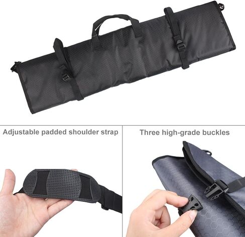 Kratarc Archery Lightweight Rolled-Up Takedown Recurve Bow Case Bow Bag with Arrow Tube Holder in Kuwait