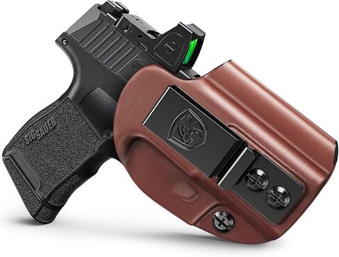 حافظة IWB متوافقة مع SIG Sauer P365 وP365X وP365 SAS - حافظة حمل مخفية مع قطع بصري، ملحق داخل حزام الخصر (اليد اليمنى) in Kuwait