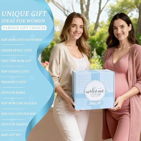 New Mom Gifts for Women,First Time Mom Gifts,Pregnancy Gifts for Expecting Mom,New Parents Gifts for Couples,Gender Reveal Gifts for Parents to Be,New Mom Gift Basket,New Mom Care Package. in Saudi Arabia