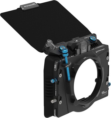 KONDOR BLUE | Matte Box Pro Kit | Can Hold up to 3 4x5 Filters—1 Front-Loaded, 2 in a Filter Trays, Made from Premium Materials/finishes for Durability, & Rigidity in Saudi Arabia