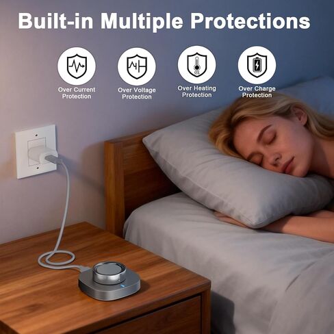 Charger Compatible with Aura-Ring Gen 4 Size 8,Fast Safe Charging Dock and USB-C Cable,Silver Gray in Saudi Arabia