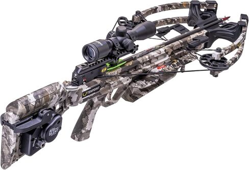 TenPoint Titan 400 Crossbow، Vektra - 400 إطارًا في الثانية - يتضمن نطاق Pro-View 400 وجهاز ACUdraw الصامت للتصويب وثلاثة أسهم كربون Pro Elite 400 in Kuwait