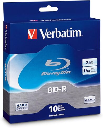 Verbatim DVD-R 100 AZO Dye 4.7GB 16X Discs Spindle + 25 Clear Slim Storage Cases – Data & Music Recording Bundle in Saudi Arabia