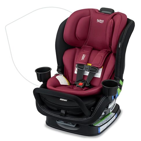 مقعد السيارة القابل للتحويل في Britax Poplar ، مقعد سيارة 2 في 1 مع تصميم نحيف 17 بوصة ، تقنية ClickTight ، Stone Onyx in Kuwait