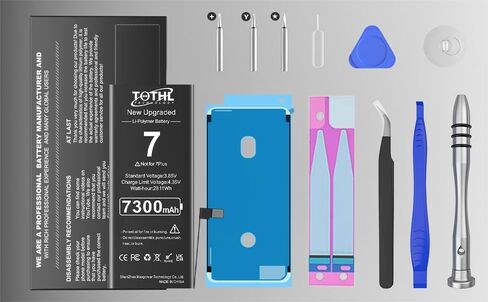 [7300 مللي أمبير] بطارية بديلة لهاتف iPhone 7، (إصدار جديد 2025) بطاريات جديدة ذات سعة عالية 0 دورة فقط لـ A1660 A1778 A1779 مع مجموعة أدوات احترافية in Saudi Arabia