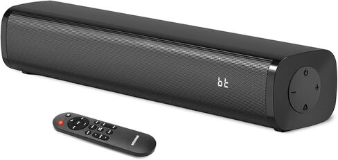 Wohome 2.1 Sound Bars for TV, Built-in Subwoofer, 6 Levels Voice Enhancement, 16 Inches TV Soundbar Speakers with Bluetooth 5.3/Optical/AUX/USB Connection, Wall Mount, 3 EQ Modes, S100 in Kuwait