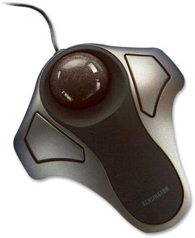 ACCO Brands Kensington Stationary Orbit Optical Trackball - Optical - Cable - White - Retail - USB, PS/2 - Scroll Ball - 2 Button(s) - Symmetrical in Saudi Arabia