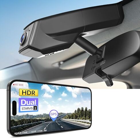 كاميرا قياس 4K أمامية و2K خلفية ذات قناتين HDR، Dual STARVIS 2 IMX678 IMX675، مناسبة خصيصًا لـ Buick Regal 2018-2020 (الطراز B)، 5 جيجا هرتز WiFi، GPS، بطاقة 128 جيجابايت in Saudi Arabia
