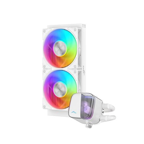 مبرد سائل SAMA L70 240 مم ARGB CPU، مبرد مياه CPU PC AIO، مرآة لا متناهية مشطوفة، مضخة سيراميك عالية الأداء، مع مراوح تحمل هيدروليكية 28 مم، Intel LGA 1851/1700/1200/115X&AMD AM5/AM4، أسود in Kuwait