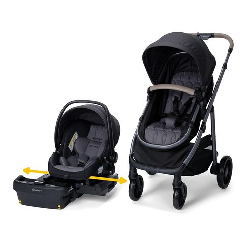 Safety 1st onBoard Slide 6-in-1 Infant Car Seat & Baby Stroller Travel System with SafetySlide Base, Rocky Point in Saudi Arabia