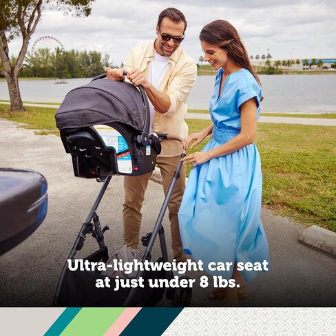 Safety 1st onBoard Slide 6-in-1 Infant Car Seat & Baby Stroller Travel System with SafetySlide Base, Rocky Point in Saudi Arabia