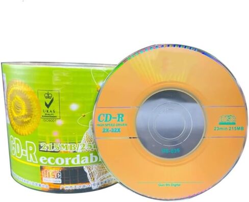 50 Pack 8cm 3" Mini CD-R Blank Burnable Disc 32X 215MB for Audio & Data Storage in Saudi Arabia