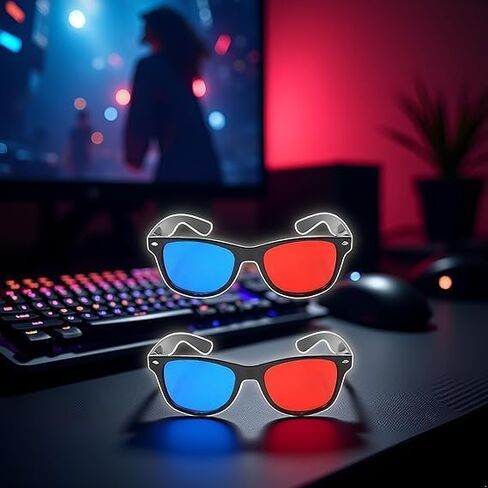 نظارات ثلاثية الأبعاد باللونين الأحمر والأزرق، إطار فيديو عالمي لفيلم تلفزيوني ثلاثي الأبعاد، نظارات ثلاثية الأبعاد لألعاب DVD، نظارات زجاجية ثلاثية الأبعاد لألعاب الأفلام ثلاثية الأبعاد، نظارات عرض ثلاثية الأبعاد، ملحقات نظارات ثلاثية الأبعاد بتصميم بسيط in Kuwait