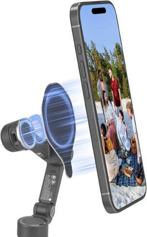 محول حامل هاتف مغناطيسي لـ DJI Osmo Mobile 8/7/7P/6/5/4/SE، لتركيب MagSafe سريع التحرير متوافق مع سلسلة iPhone 17/16/15/14/13/12 لملحقات تثبيت Gimbal in Kuwait