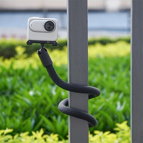 Monkey Tail Mount for Insta360 X5 X4 X3/GO 3S/Ace Pro 2/ONE X2, Camera Clamp Neck Selfie Stick Flexible Mount Bicycle Clip Compatible with DJI OSMO 360/Action 6/Action 5 Pro/Pocket 3 Accessories in Kuwait