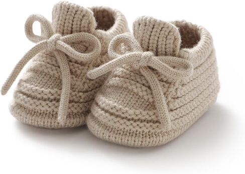 Neiwech Baby Booties Newborn Cozy Soft Warm Knitted Crib Shoes for Infants Boys Gilrs in Saudi Arabia
