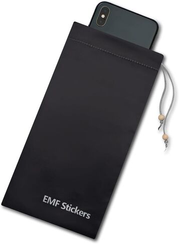 حقائب فاراداي EMF درع حماية مانع للهاتف الخلوي وحقيبة الهاتف الذكي وحقيبة حجب الإشارة لـ 5G RFID في الجيب (أسود، قطعة واحدة) ZcarpetH in Kuwait