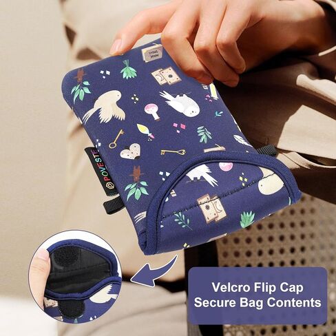 POVESTE النيوبرين حقيبة الهاتف الخليوي كم الحقيبة مع الحبل حزام Crossbody للنساء، وإغلاق رفرف حقيبة الهاتف الخليوي آمنة مع جيب للبطاقات والنقود. (حديقة على حد سواء) in Kuwait
