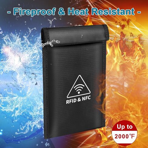 Faraday Bag for Phone,Military Grade Signal Blocker Faraday Cage for Car Key,RFID Blocking Anti-Tracking Pouch for Mobile Device Privacy&Data Security[5G/Bluetooth/WiFi/GPS] in Saudi Arabia