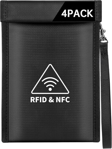 Faraday Bag for Phone,Military Grade Signal Blocker Faraday Cage for Car Key,RFID Blocking Anti-Tracking Pouch for Mobile Device Privacy&Data Security[5G/Bluetooth/WiFi/GPS] in Saudi Arabia