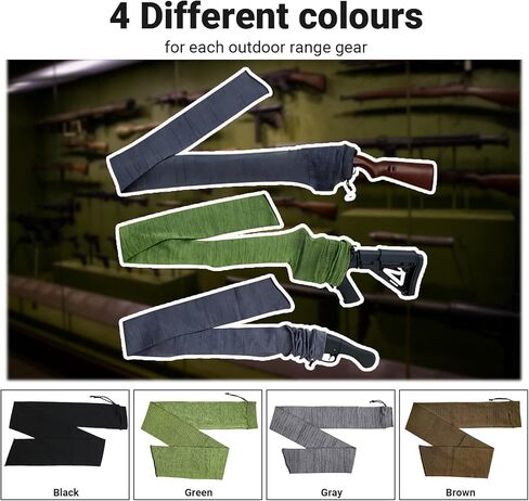 kokkoya 55 inch Silicone Gun Socks for Rifles and Shotguns with Scopes in Saudi Arabia