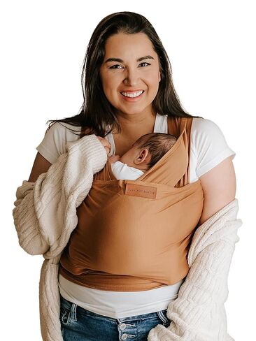 Ezra Baby Wrap - Carrier Lightweight Baby - Merlot Red- أفضل غلاف طفل للأطفال حديثي الولادة من 0-18 شهر in Saudi Arabia