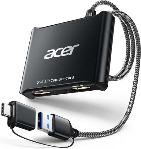 بطاقة التقاط USB 3.0 من أيسر مع حلقة 4K باللون الأسود in Kuwait