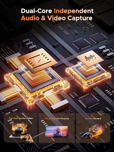 بطاقة التقاط USB 3.0 من أيسر مع حلقة 4K باللون الأسود in Kuwait