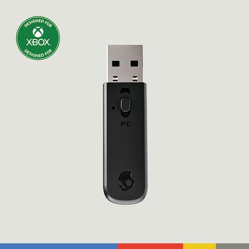 سماعة الألعاب سكل كاندي SLYR Pro اللاسلكية متعددة المنصات، سماعات بلوتوث، بطارية 24 ساعة، الكمبيوتر الشخصي، إكس بوكس، بلاي ستيشن، نينتندو سويتش، جهاز إرسال لاسلكي بزمن وصول منخفض 2.4 جيجا هرتز متضمن - أسود/أخضر in Kuwait