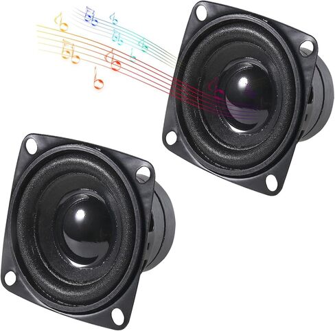 2PCS 2" 8Ohm 10W DIY Small Full Range Audio Speaker Stereo Woofer Loudspeaker for Arduino and DIY Speaker in Saudi Arabia