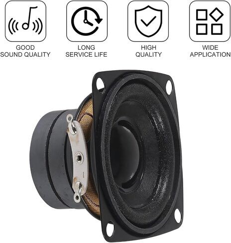 2PCS 2" 8Ohm 10W DIY Small Full Range Audio Speaker Stereo Woofer Loudspeaker for Arduino and DIY Speaker in Saudi Arabia