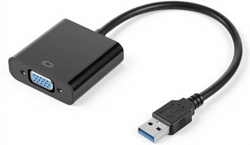 محول USB إلى VGA للشاشة، محول VGA إلى USB 3.0/2.0، كابل فيديو متعدد الشاشات 1080P لأجهزة الكمبيوتر المحمول، سطح المكتب، HDTV، الشاشة، جهاز العرض in Kuwait