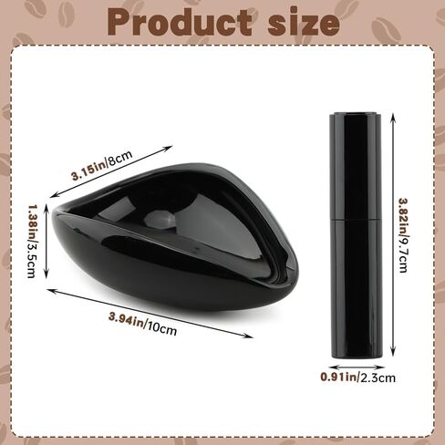 Coffee Bean Dosing Cup and Spray Bottle Set, Ceramic Espresso Dosing Cup Measuring Tray for Coffee Beans and Tea, Espresso Accessories in Kuwait