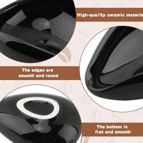 Coffee Bean Dosing Cup and Spray Bottle Set, Ceramic Espresso Dosing Cup Measuring Tray for Coffee Beans and Tea, Espresso Accessories in Kuwait