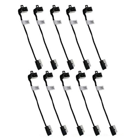 10x كابل موصل مقبس طاقة أسود 19 فولت تيار مستمر لجهاز Dell Inspiron 3405/3501/3505/3593/5593 & Latitude 5593/5594 - متوافق مع P/N 04VP7C 4VP7C in Kuwait