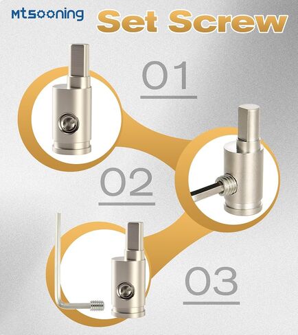 Mtsooning 4 Gauge to 4 Gauge Audio Amplifier Power/Ground Wire Reducer Kit - 4PCS Nickel Plated Brass Offset Connectors + Dual Wall Heat Shrink Tubing for Car/Camper/RV Audio System in Saudi Arabia