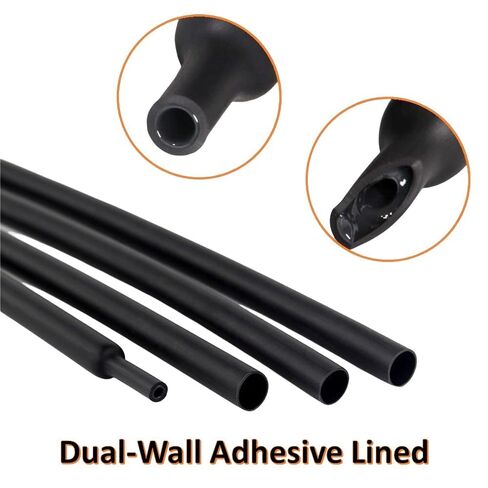 Kable Kontrol Heat Shrink Tubing 1 Inch 3:1 Dual Wall Adhesive Lined 4 Ft Long - Cable Sleeve for Automotive and Electrical Use – Waterproof Marine Heat Shrink Tube Wire Wrap, Clear in Saudi Arabia