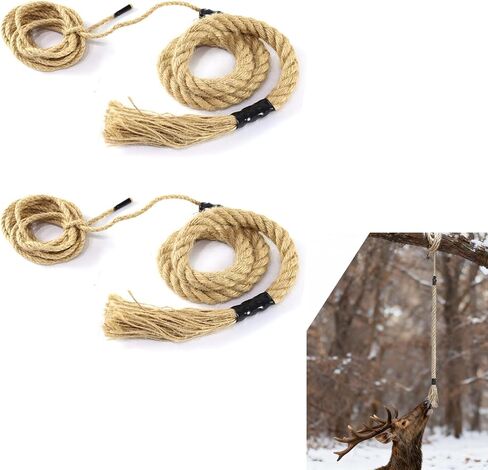 Deer Scrape Rope 30 Inch Hemp with 10ft Pre-Attached Ropes, High-Absorbency Long-Lasting Hunting Gear Accessories for Hunter Gifts in Kuwait