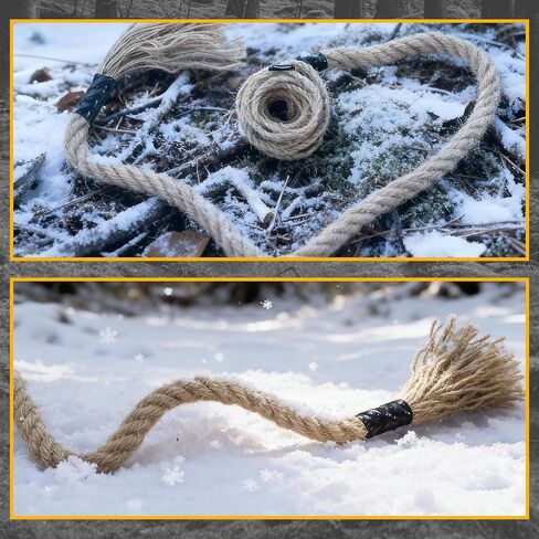Deer Scrape Rope 30 Inch Hemp with 10ft Pre-Attached Ropes, High-Absorbency Long-Lasting Hunting Gear Accessories for Hunter Gifts in Kuwait